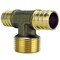 Apollo 3/4 in. Brass PEX Barb x 3/4 in. Male Pipe Thread Adapter Tee APXMT34 - alternate 3